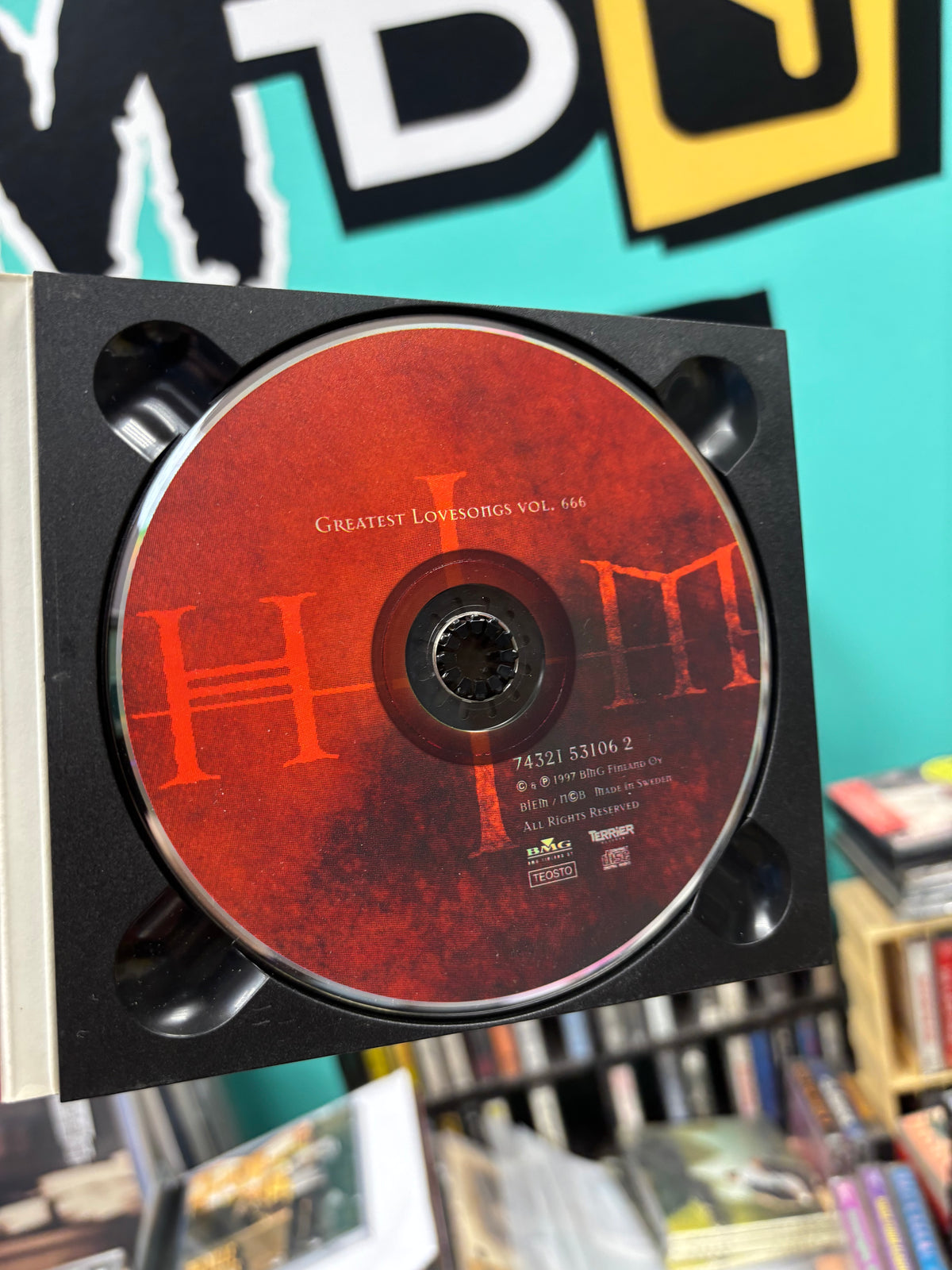 HIM: Greatest Love Songs Vol. 666, CD, OG pressing, Digipak, Terrier, Finland 1997