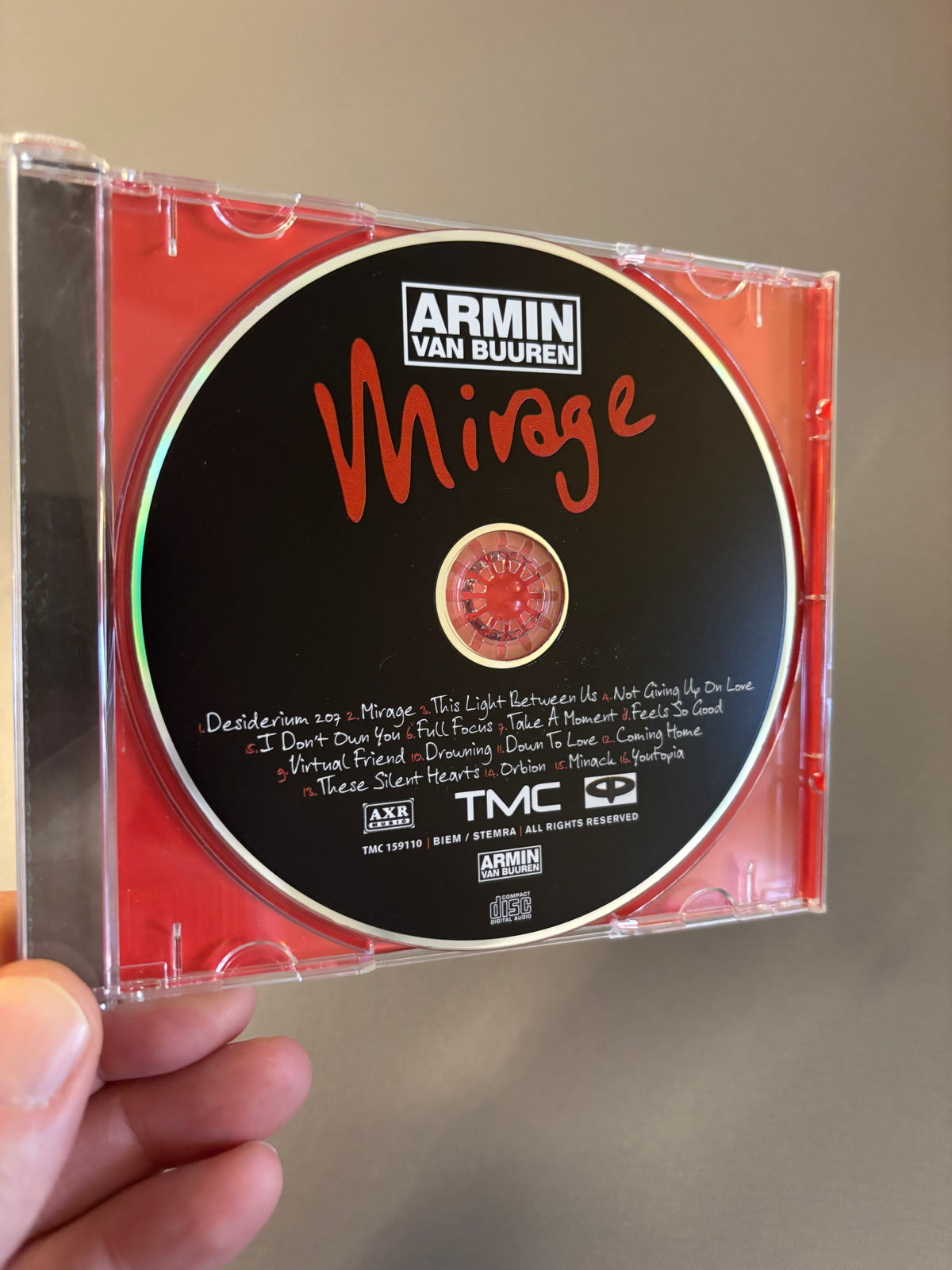 Armin van Buuren: Mirage, CD, The Dance Division, Scandinavia 2010