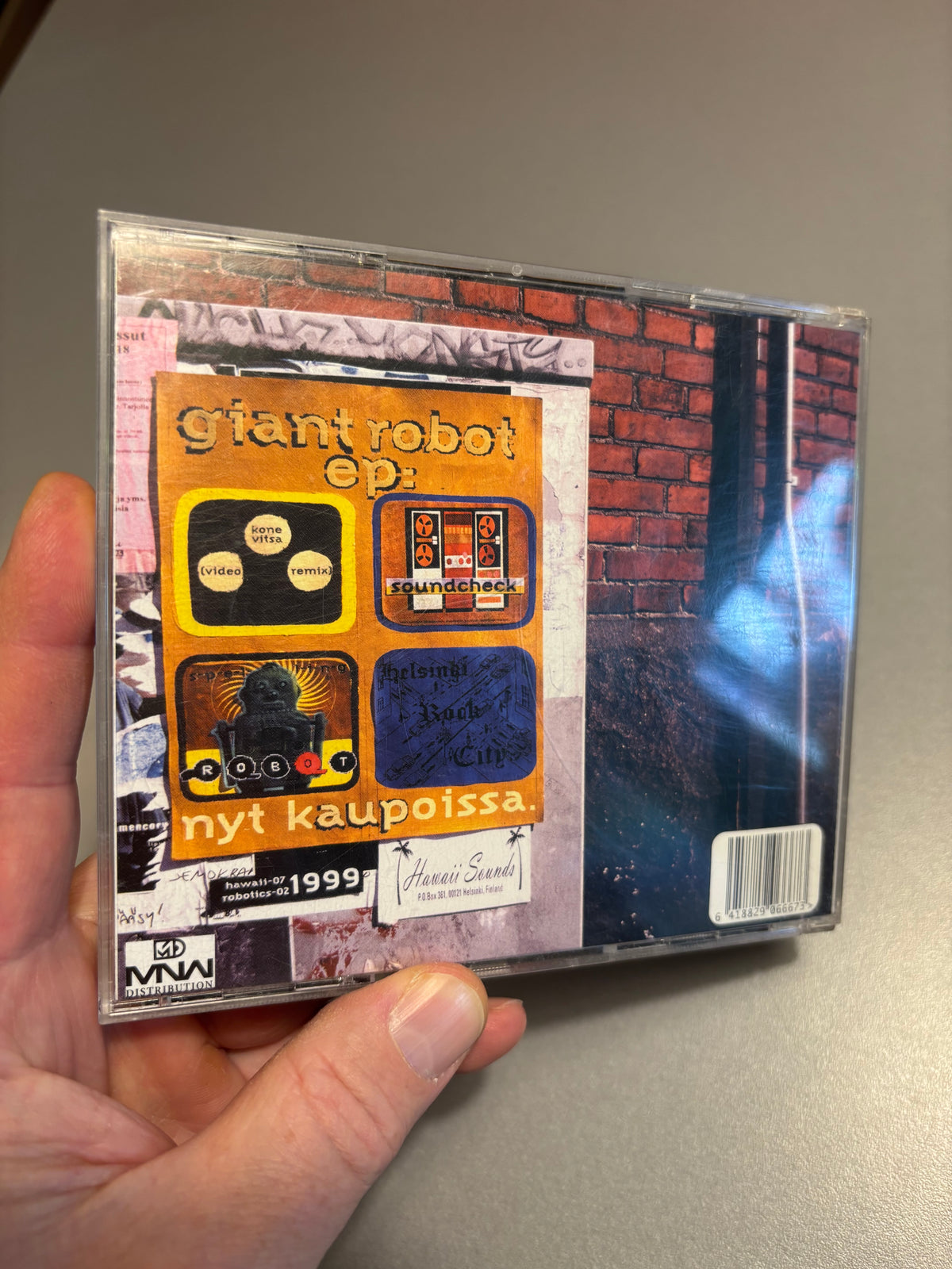 Giant Robot: Helsinki Rock City, CD, Maxi-Single, 1st pressing, Only CD pressing, Hawaii Sounds, Finland 1999