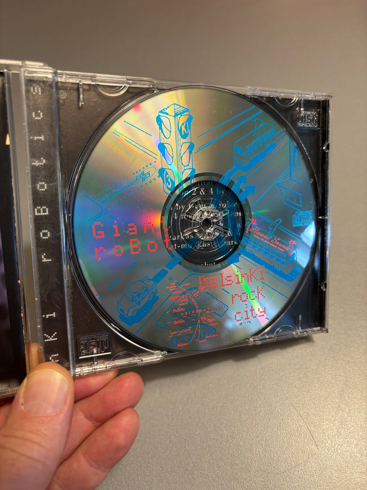 Giant Robot: Helsinki Rock City, CD, Maxi-Single, 1st pressing, Only CD pressing, Hawaii Sounds, Finland 1999