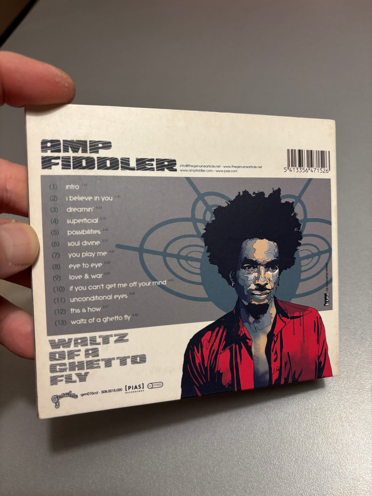 Amp Fiddler: Waltz Of A Ghetto Fly, CD, Genuine, [PIAS] Recordings, UK 2004
