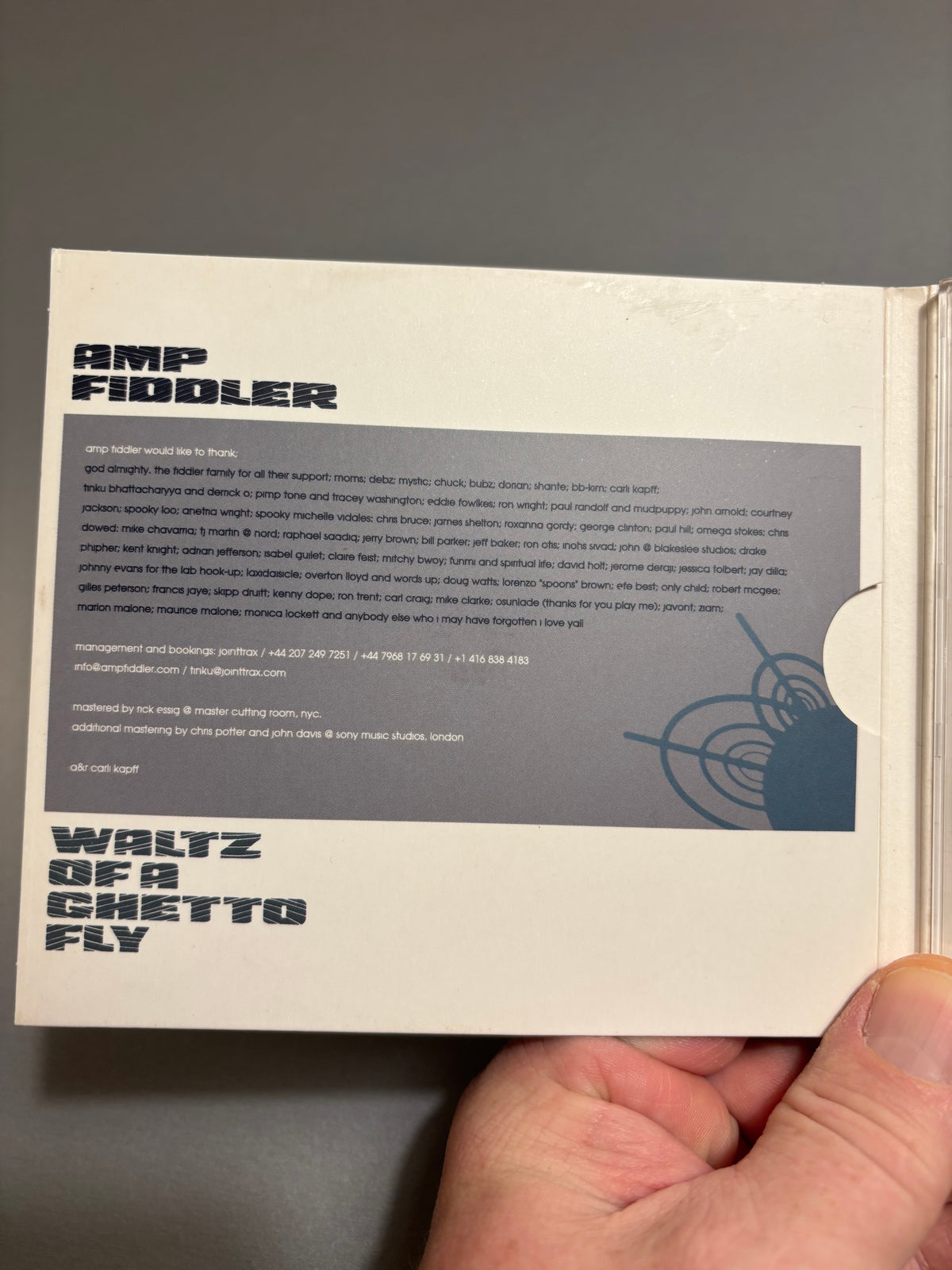 Amp Fiddler: Waltz Of A Ghetto Fly, CD, Genuine, [PIAS] Recordings, UK 2004