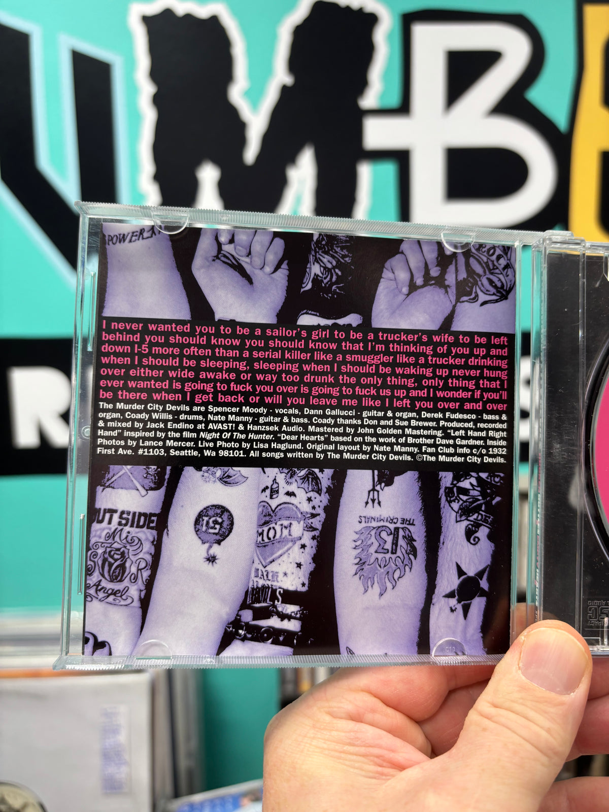 The Murder City Devils: Empty Bottles Broken Hearts, CD, 1st pressing, Sub Pop, US 1998
