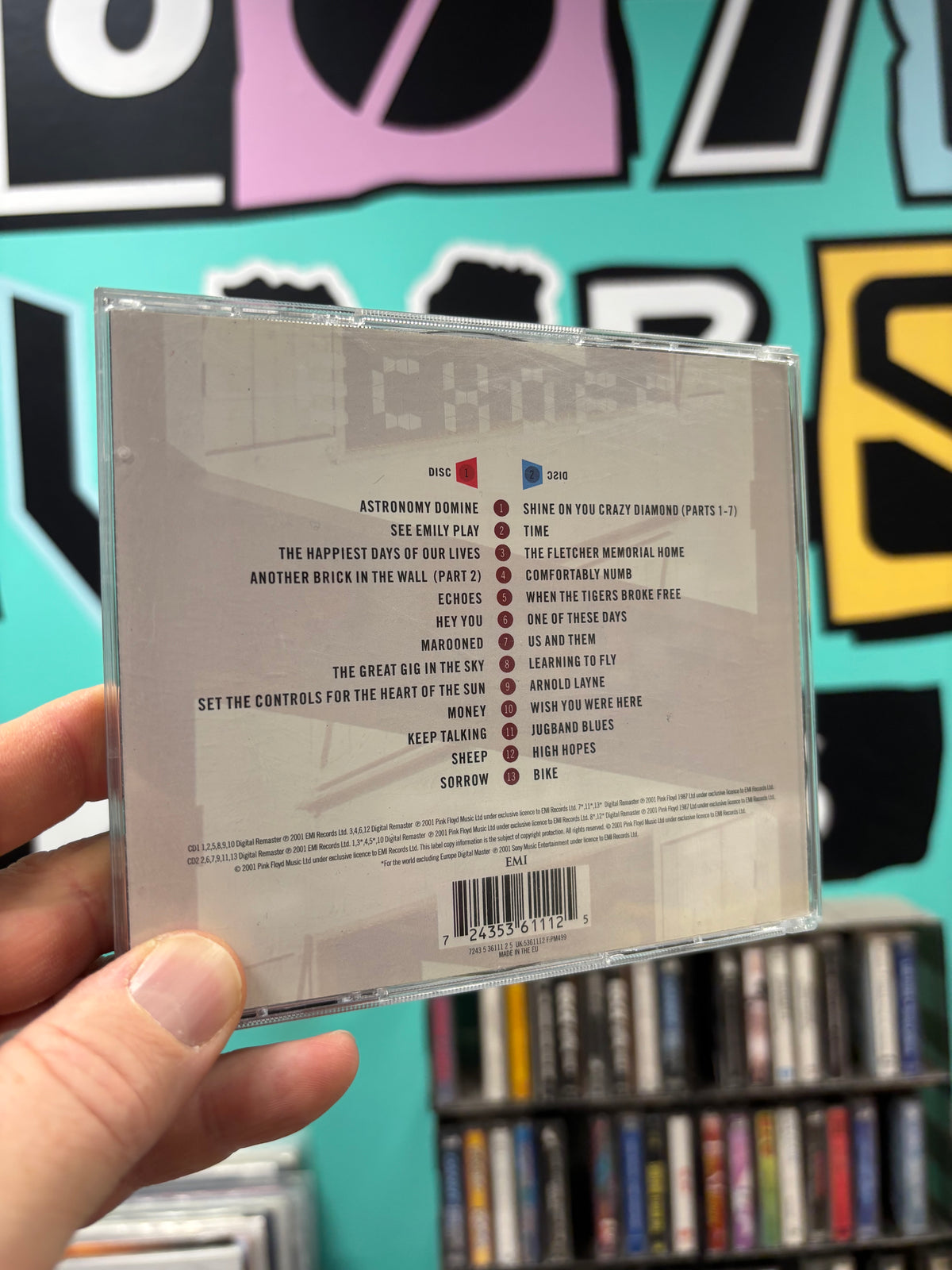 Pink Floyd: Echoes - The Best Of Pink Floyd, 2CD, Compilation, Mixed, remastered, EMI, Europe 2001