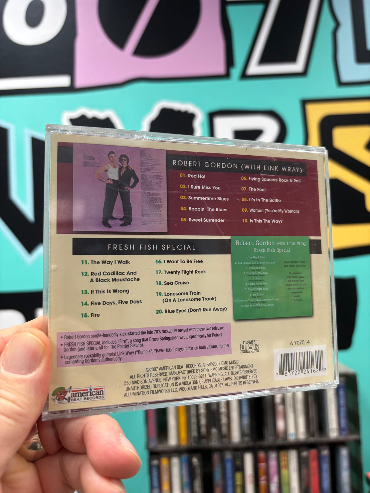 Robert Gordon With Link Wray/Fresh Fish Special, CD, compilation, reissue, American Beat Records, US 2007