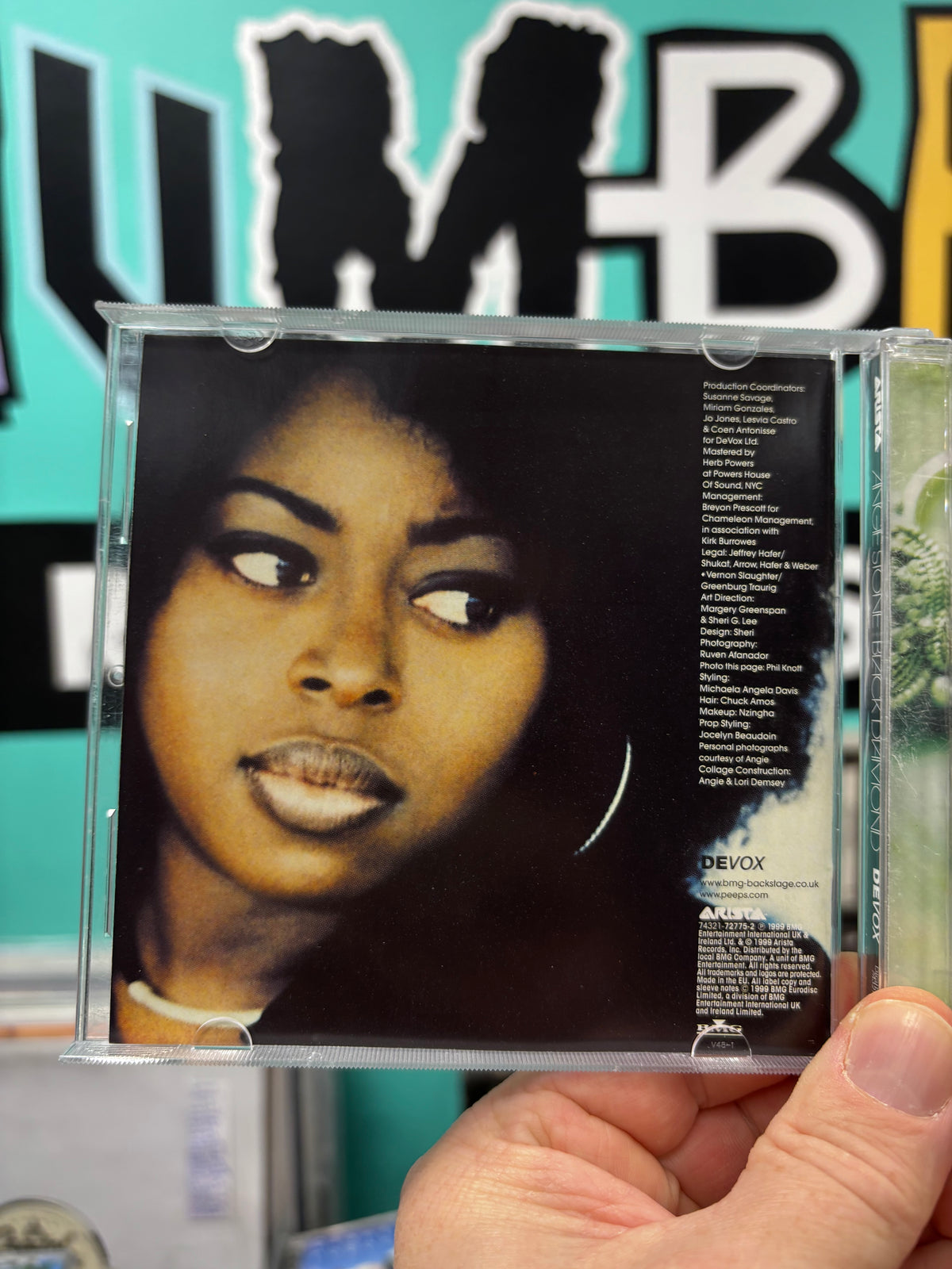 Angie Stone: Black Diamond, CD, Arista, DeVox, Europe 1999