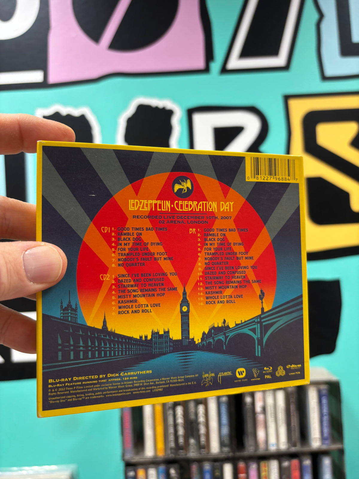Led Zeppelin: Celebration Day, 2CD, Blue-Ray, Swan Song, Atlantic Warner Music, Europe 2012