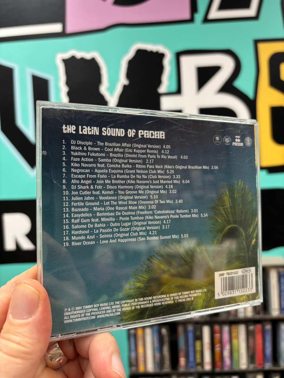 The Latin Sound Of Pacha -Mixed By Resident DJ Kiko Navarro, CD, 1st pressing, Mixed, Tommy Boy Silver Label, UK 2001