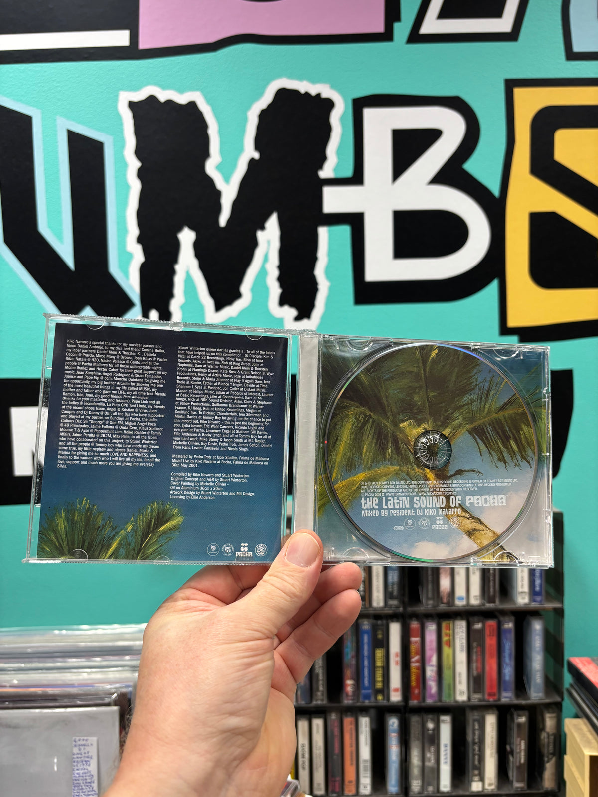 The Latin Sound Of Pacha -Mixed By Resident DJ Kiko Navarro, CD, 1st pressing, Mixed, Tommy Boy Silver Label, UK 2001