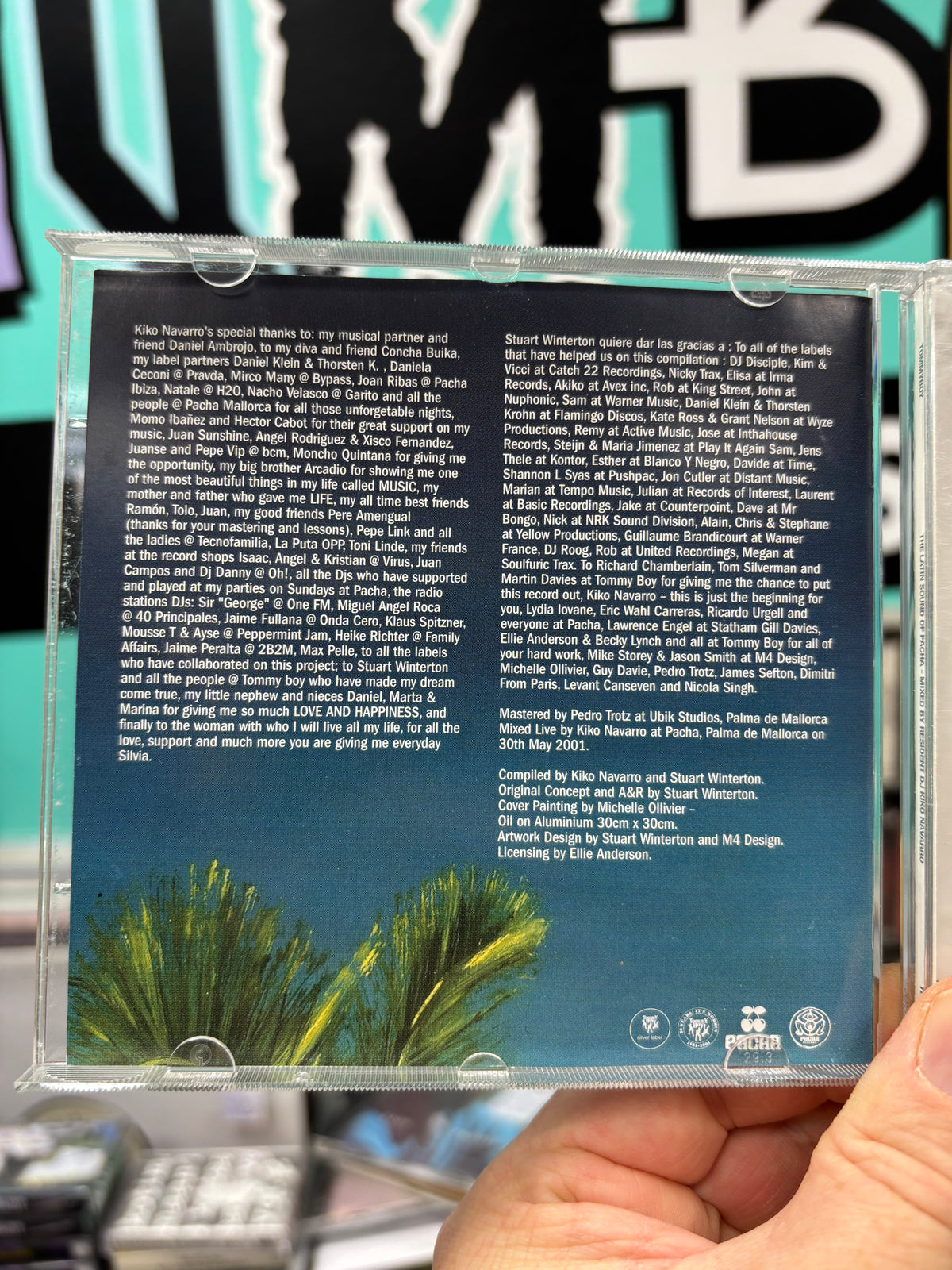 The Latin Sound Of Pacha -Mixed By Resident DJ Kiko Navarro, CD, 1st pressing, Mixed, Tommy Boy Silver Label, UK 2001