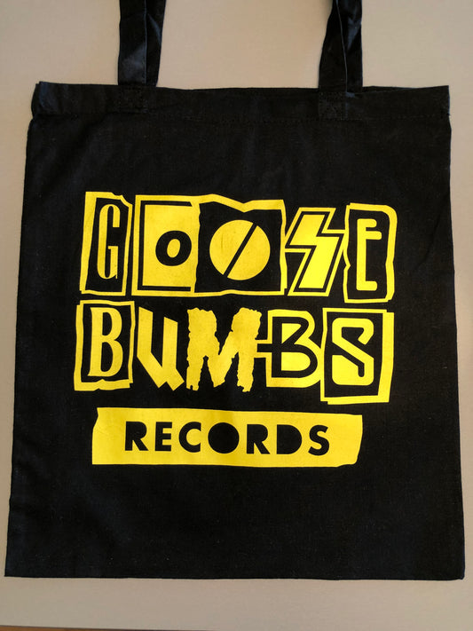 Goosebumbs Records, kangaskassi, keltainen logo