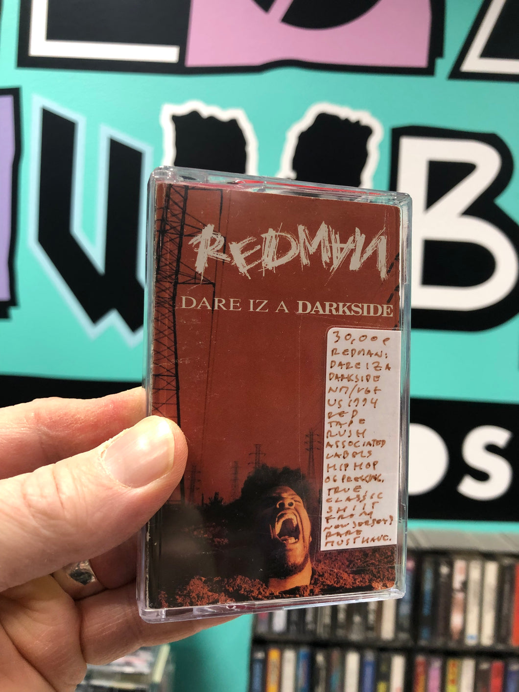 Redman: Dare Iz A Darkside, OG 1994, Red tape
