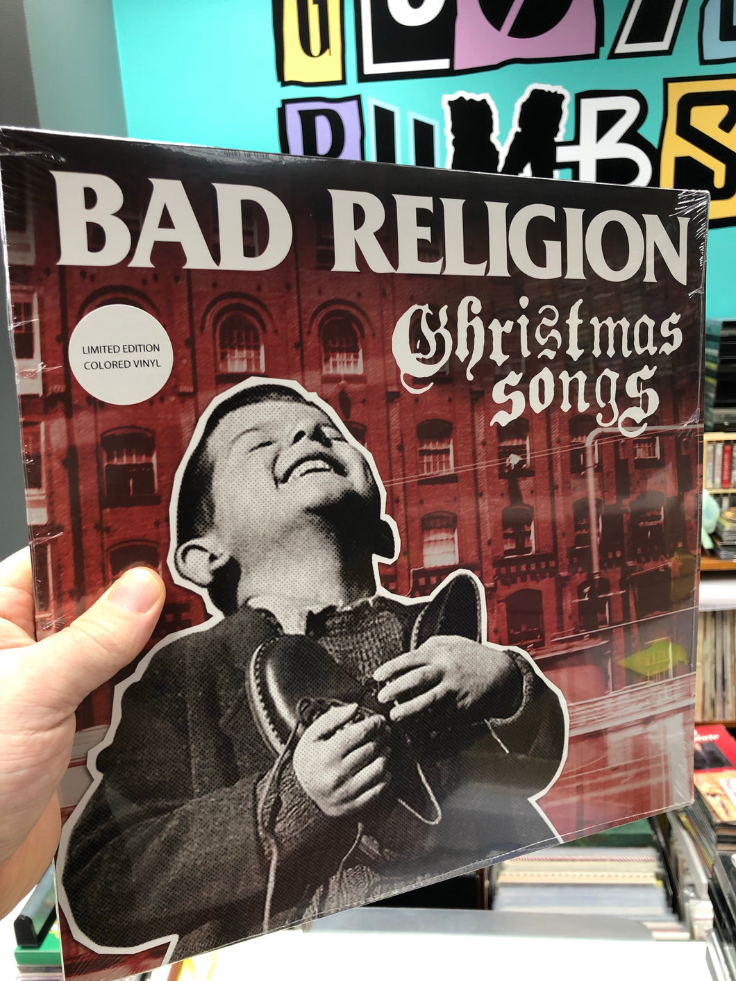 Bad Religion: Christmas Songs, 1LP, etched green yellow