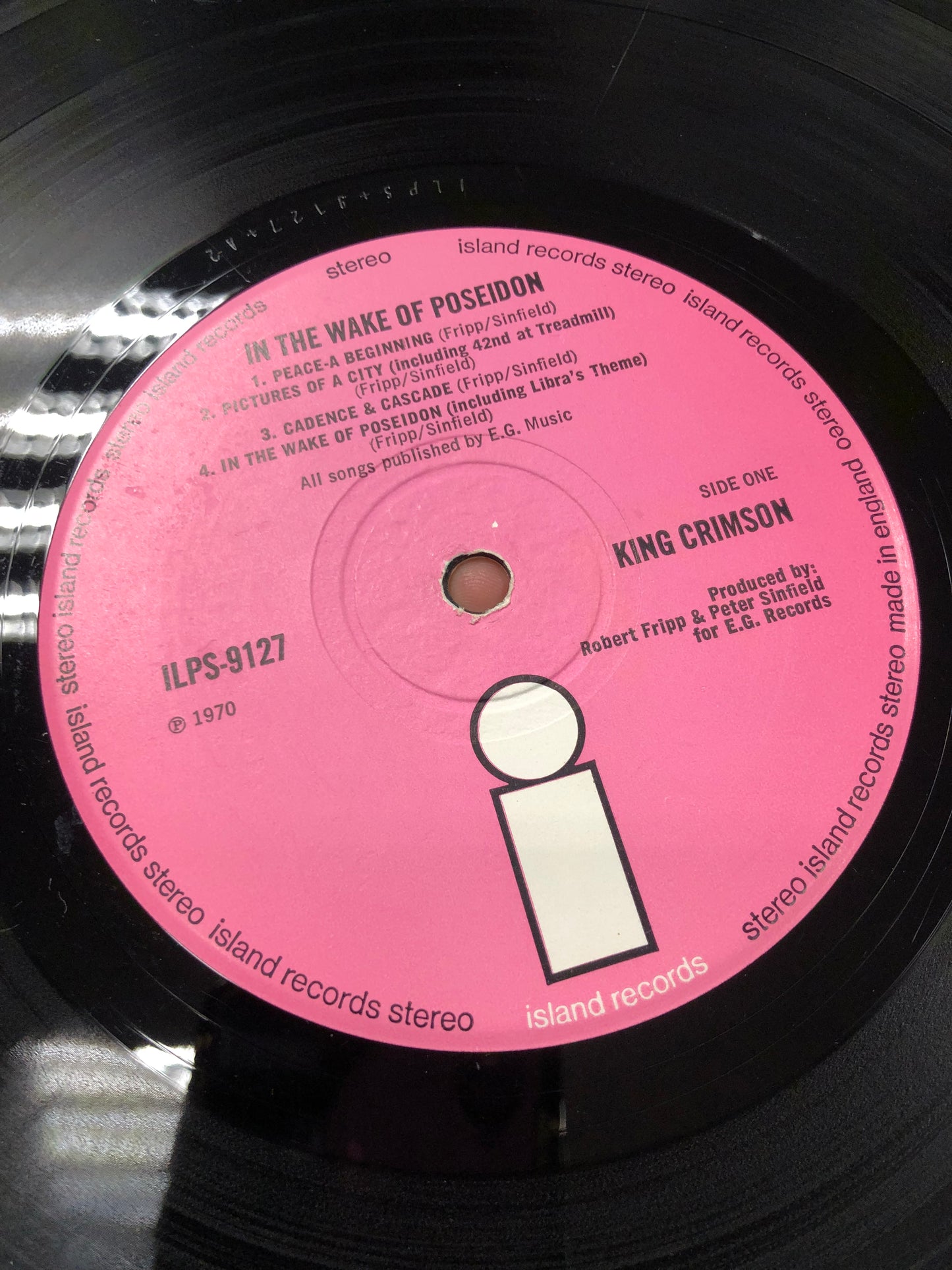 HULLU VARASTOALE -20%‼️‼️‼️King Crimson: In The Wake Of Poseidon, Orlake presse, UK 1970