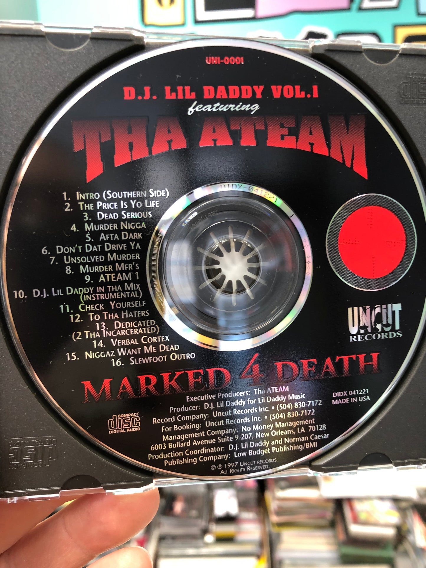 D.J. Lil Daddy Vol. 1 feat. Tha Team: Marked 4 Death