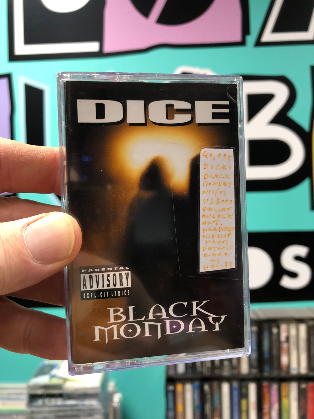 Dice: Black Monday, OG, kasetti