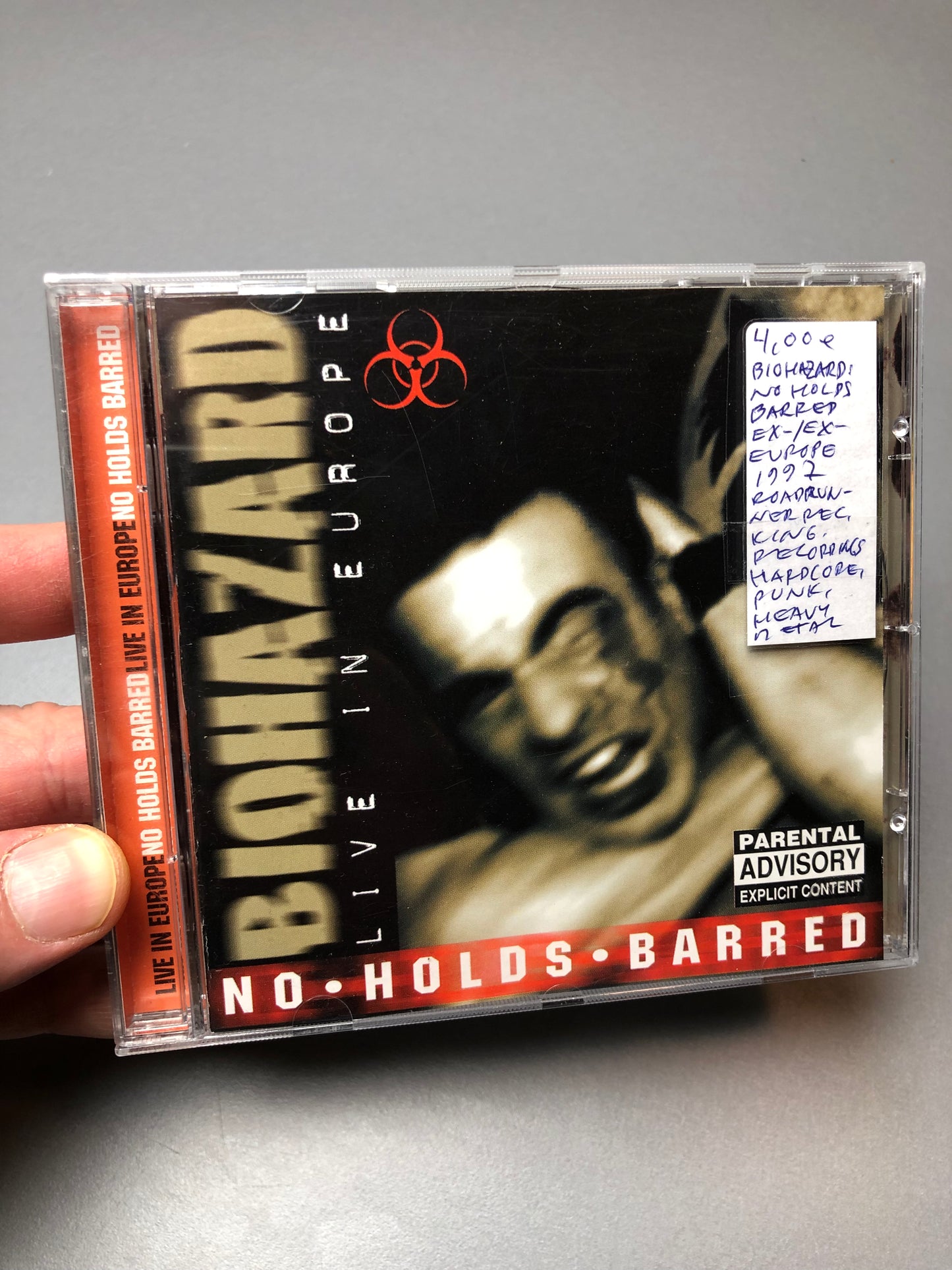 Biohazard: No Holds Barred - Live In Europe, Europe 1997