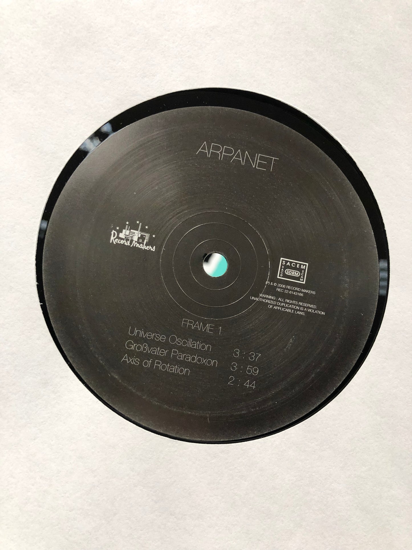 SUMMER SALE 2.7.-3.7.2023 🌞🌞🌞Arpanet: Inertial Flame, 1st pressing, France 2006